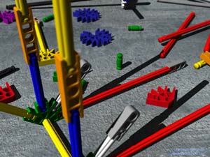 Knex pieces
